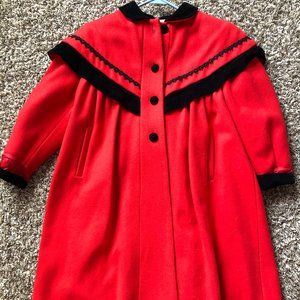 Rothschild Red Wool Jacket (Girls size 10)
